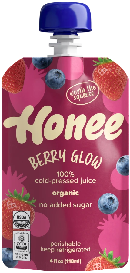 Honee Berry Glow pouch